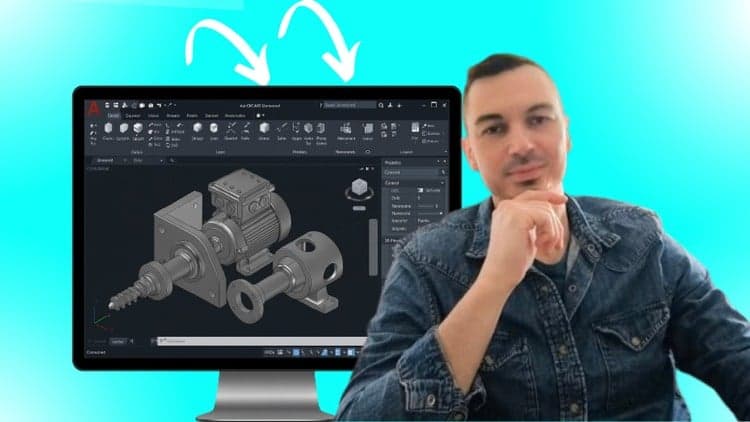 AutoCAD 3D: Complete Step-By-Step Course for Beginners