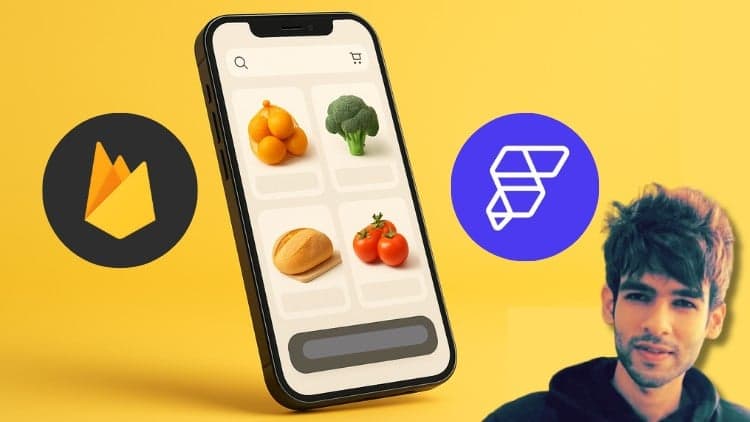 FlutterFlow Course: Learn to Build E-Commerce Grocery App