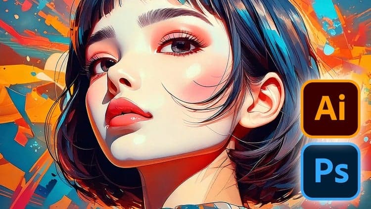 Photoshop and Illustrator 2 in 1 Master Course for Beginners