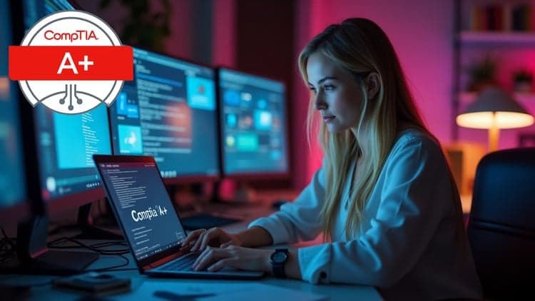 CompTIA A+ (220-1102) Core 2: Exam Prep & Practice Tests
