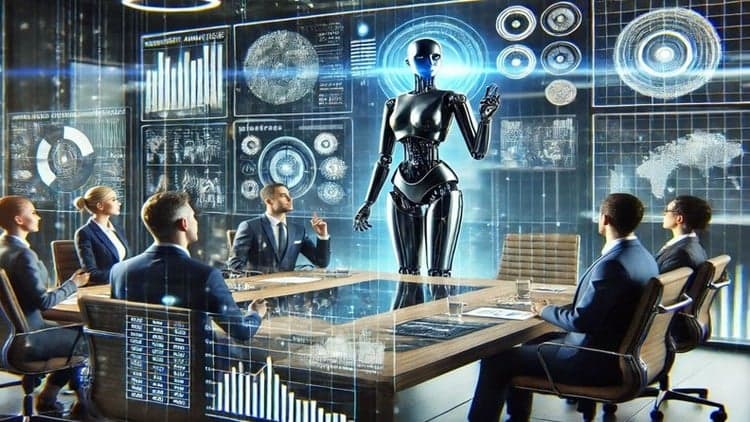 AI-driven business decision making Real-world Simulation