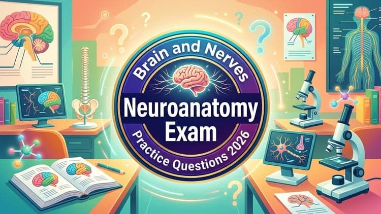 Neuroanatomy Practice Test 2026, The Brain and Nerves