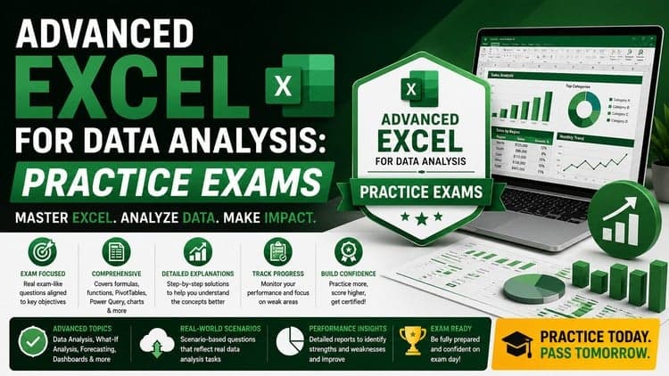Advanced Excel for Data Analysis: Practice Exams