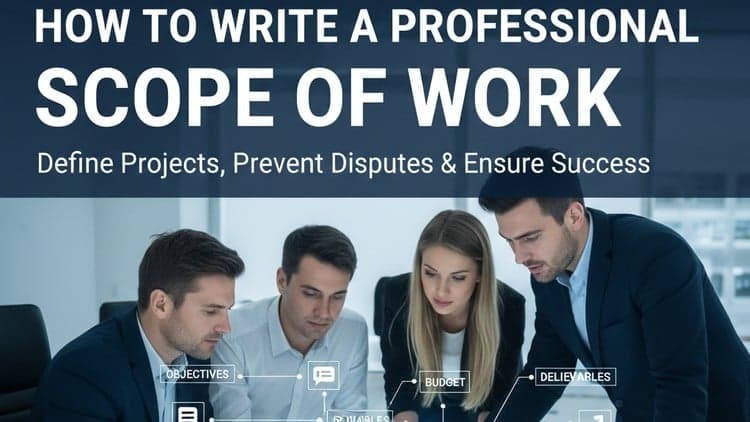 How to write a scope of work