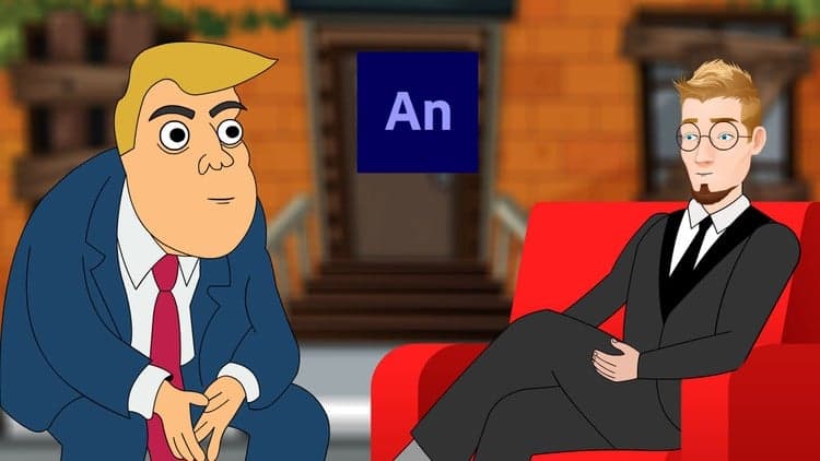 Creating Cartoon scene in Adobe Animate - Free Online Course | Still ...